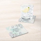 Elegant Floral Happy Moederdag | ONDERZETTER (Insitu)