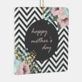 Elegant Floral Happy Moederdag | ORNAMENT (Rechts)