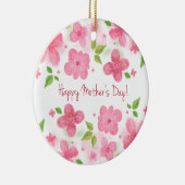 Elegant Floral Happy Moederdag | ORNAMENT (Rechts)