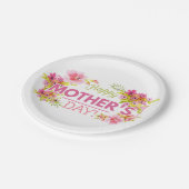 Elegant Floral Happy Moederdag | Papieren Bord (Gekanteld)