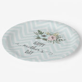 Elegant Floral Happy Moederdag | Papieren Bord (Gekanteld)