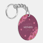 Elegant Floral Happy Moederdag | SLEUTELHANGER (Voorkant Links)