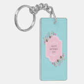 Elegant Floral Happy Moederdag | SLEUTELHANGER (Voorkant Links)