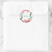 Elegant Floral Happy Moederdag | Sticker (Tas)