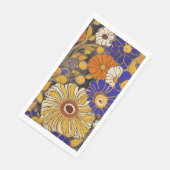 Elegant Floral Happy Thanksgiving Servet (Hoek)