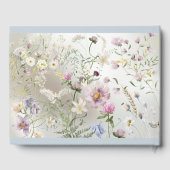 Elegant Floral herfst bruiloft gastenboek (Achterkant)