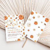 Elegant Floral Herfst Vrijgezellenfeest Kaart