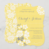 Elegant Floral II-Yellow Kaart (Voorkant / Achterkant)