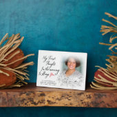 Elegant Floral in het liefhebben van de foto van h Fotoplaat (Zijkant)