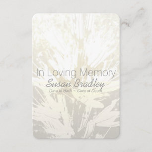 Elegant Floral in het liefhebben van Memory Memori Kaart