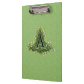 Elegant Floral initiaal A monogram Klembord (Links)