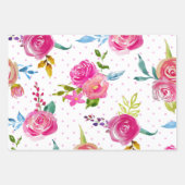  Elegant Floral Inpakpapier Vel (Voorkant 3)