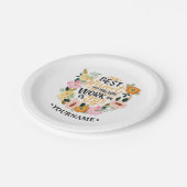 Elegant Floral Inspiration Motivation Quote Papieren Bordje (Gekanteld)