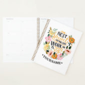 Elegant Floral Inspiration Motivation Quote Planner (Display)