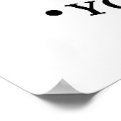 Elegant Floral Inspiration Motivation Quote Poster (Hoek)