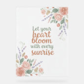 Elegant Floral Inspirational Poster (Voorkant)