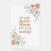 Elegant Floral Inspirational Poster (Hoek)