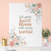 Elegant Floral Inspirational Poster (Huwelijk)