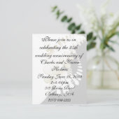 Elegant Floral Invitation Kaart