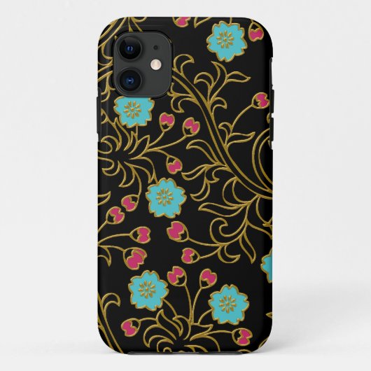 Elegant Floral iPhone 5/5S Hoesje (Achterkant)