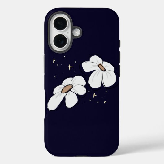 Elegant Floral iPhone Case  (Achterkant)