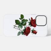 Elegant Floral iPhone Case Hoesje (Achterkant horizontaal)