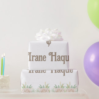 Elegant Floral Islamic Nikah Ceremony Invitation Cadeaupapier