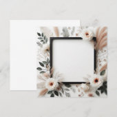 Elegant Floral Kaart (Voorkant / Achterkant)