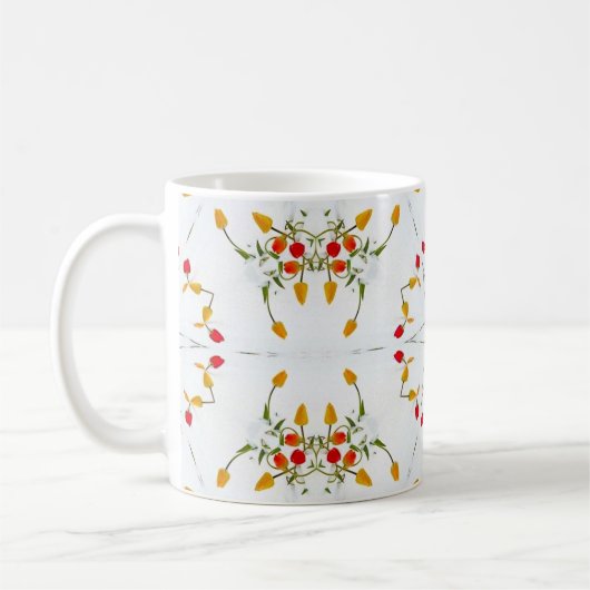 Elegant  Floral Koffiemok (Links)