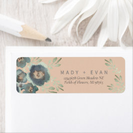 Elegant Floral Label