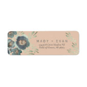 Elegant Floral Label (Voorkant)