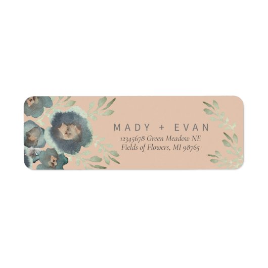 Elegant Floral Label (Voorkant)