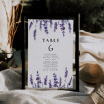 Elegant floral lavender bruiloft kaart<br><div class="desc">Een klassiek en elegant lavender waterverf ontwerp,  ideaal voor een bloem lenteland bruiloft.</div>