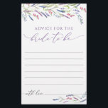 Elegant Floral Lavender Vrijgezellenfeest Advice K<br><div class="desc">Elegant Floral Lavender Vrijgezellenfeest Advice Kaart. Overeenkomende objecten beschikbaar. Zie hier het volledige collectie: https://www.zazzle.com/collections/trendy_elegant_flower_lavender_collection-119835281918261692</div>