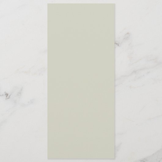 Elegant Floral Leafy Crest Bruiloft Menu (Achterkant)