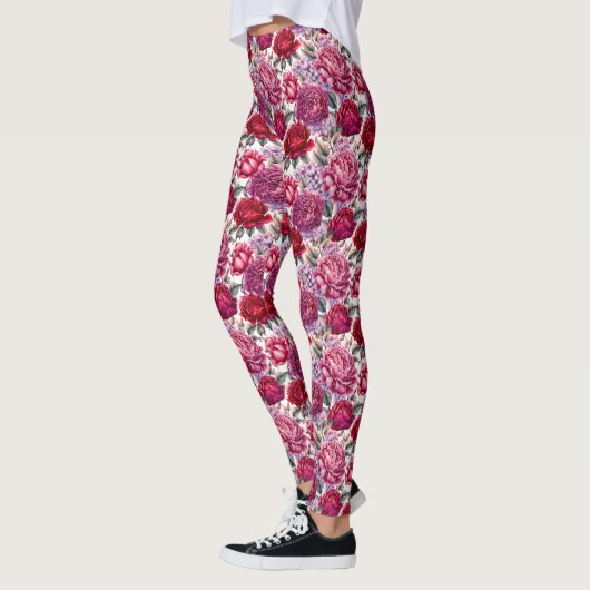 Elegant Floral Leggings (Links)