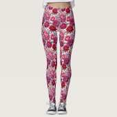 Elegant Floral Leggings (Voorkant)