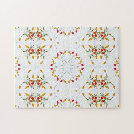 Elegant  Floral Legpuzzel (Horizontaal)