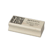 Elegant  Floral Letter B Monogram Rubberstempel (Stempel)