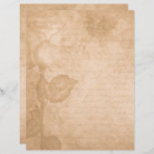 Elegant floral letterhead (Voorkant / Achterkant)