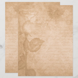 Elegant floral letterhead