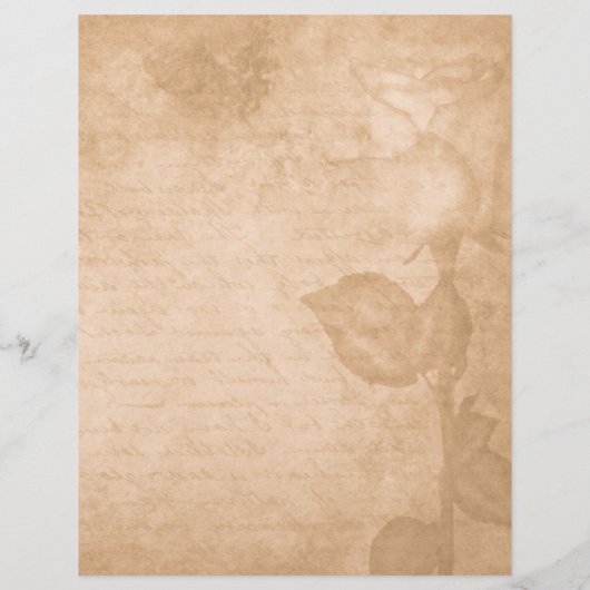 Elegant  floral letterhead (Achterkant)