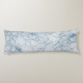 Elegant Floral Lichaamskussen (Achterkant)