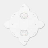 Elegant Floral Lijst Eerste Communie Uitnemen Bedankdoosjes (Uitgevouwen)