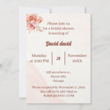 Elegant Floral Lijst Gepersonaliseerd Vrijgezellen