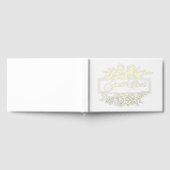 Elegant Floral Lijst Kalligrafie Script Gastenboek (Volledig)