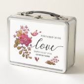 Elegant Floral Love Lunch Box (Voorkant)