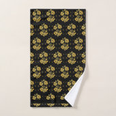 Elegant Floral Luxe Modern Collectie Bad Handdoek (Handdoek)