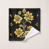 Elegant Floral Luxe Modern Collectie Bad Handdoek (Wasdoekje)