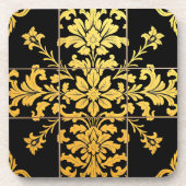 Elegant Floral Luxury Trendy Collectie Bier Onderzetter (Voorkant)